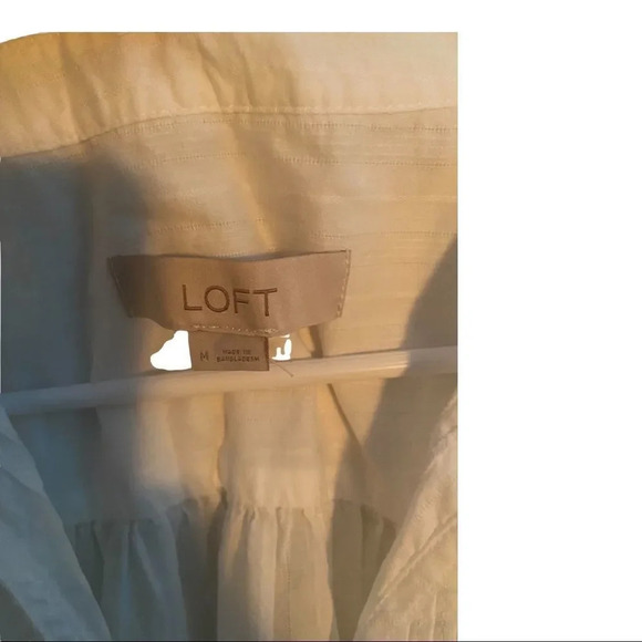 CLOSET CLOSING! LAST CHANCE NEW Loft M boho tassel blouse - Picture 3 of 5